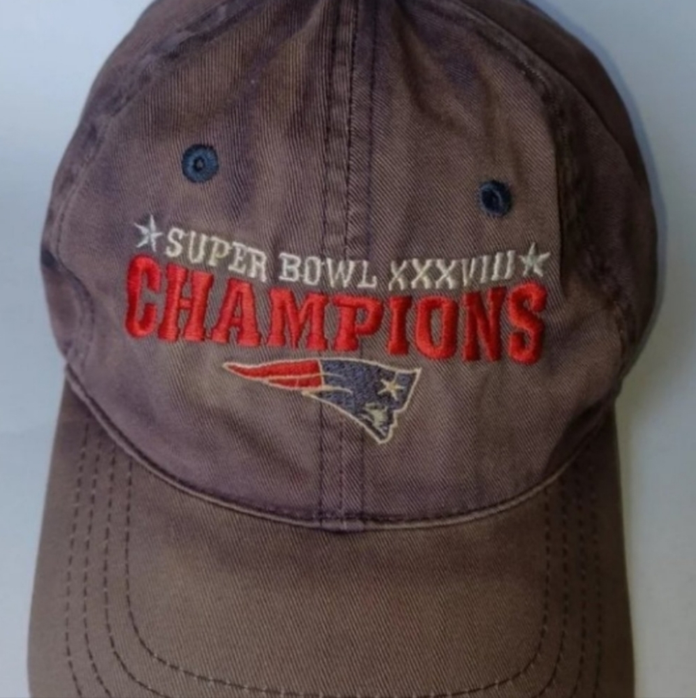 New England Patriots Superbowl 38 Superbowl XXXVIII Champion NFL unisex cap